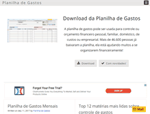 Tablet Screenshot of planilhadegastos.com